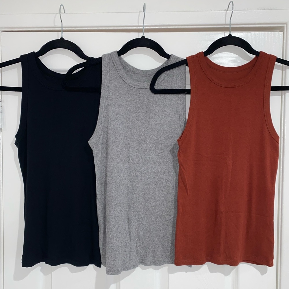 A NEW DAY Ribbed Tank Top Set (M)